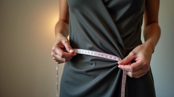 Comment marquer la taille sur une robe pull